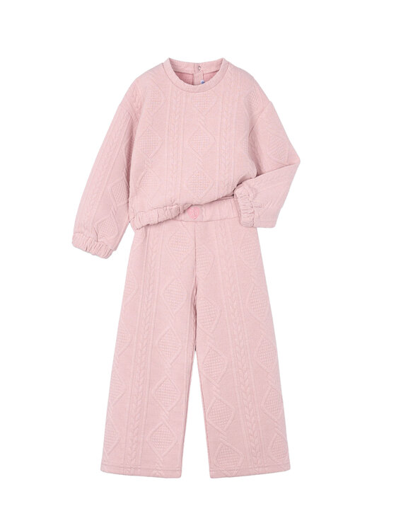 Mayoral Dres 4896 Różowy Regular Fit