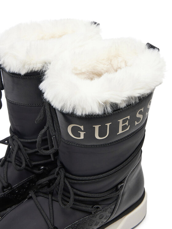 Guess Guess Μπότες Χιονιού Undelo FLFUEL ELE11 Μαύρο