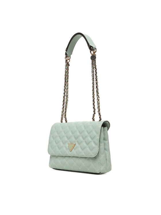 Guess Guess Дамска чанта Giully II HWBQ96 73200 Зелен