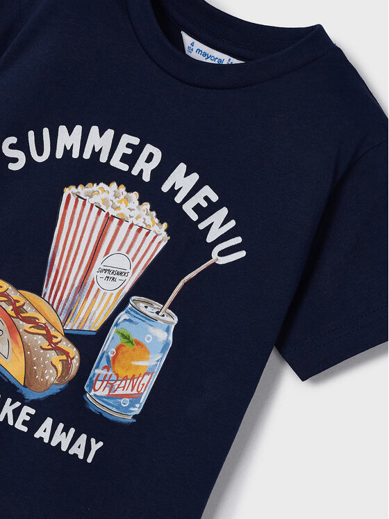Mayoral Mayoral T-Shirt 3012 Σκούρο μπλε Regular Fit
