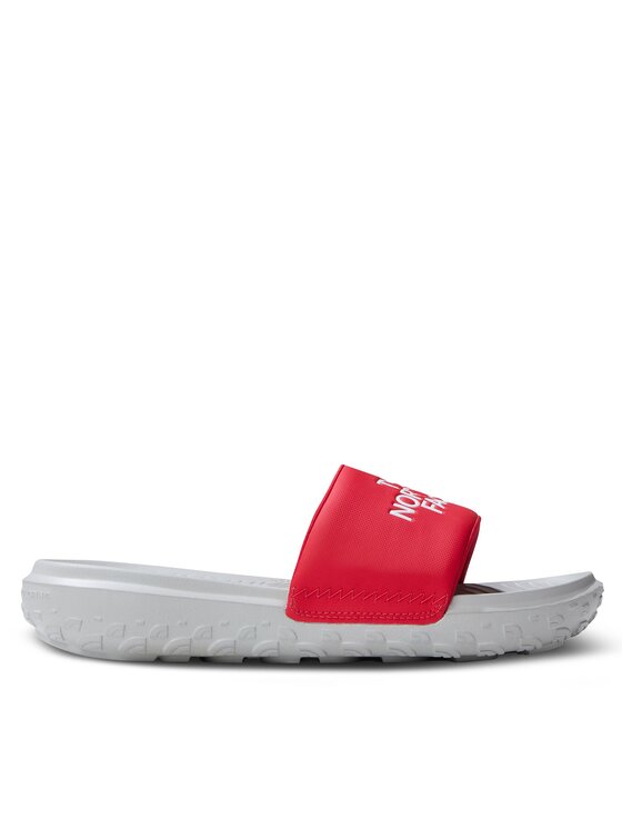 Şlapi The North Face M Never Stop Cush Slide NF0A8A90M2C1 Tnf Red/High Rise Grey