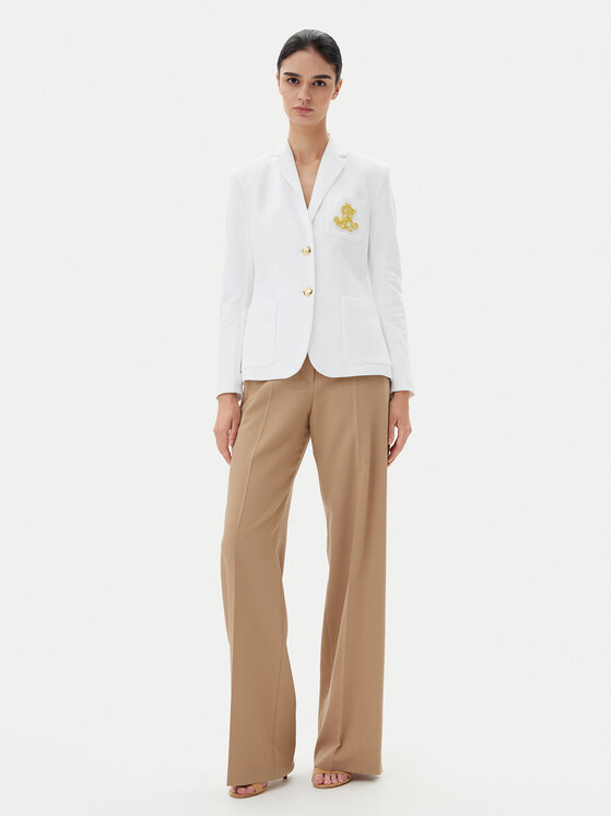 LAUREN RALPH LAUREN Lauren Ralph Lauren Marynarka Spsu20 200797305 Biały Regular Fit