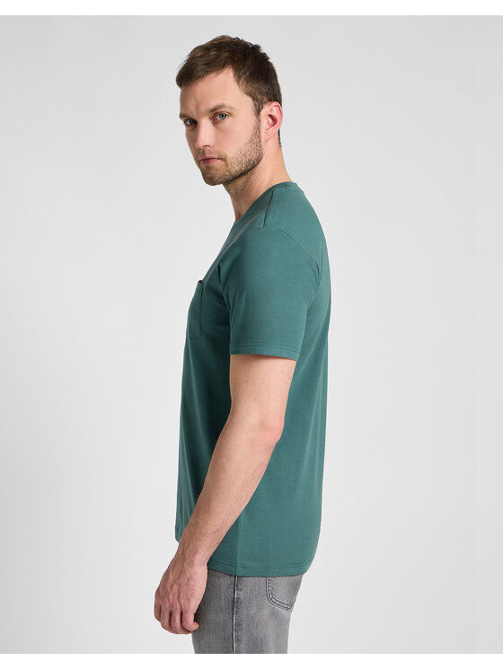 Lee Lee T-shirt POCKET TEE Verde Regular Fit