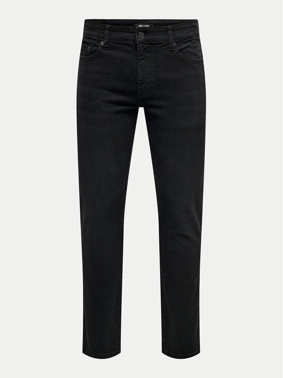 Only & Sons Only & Sons Džinsai Loom 22028637 Juoda Slim Fit