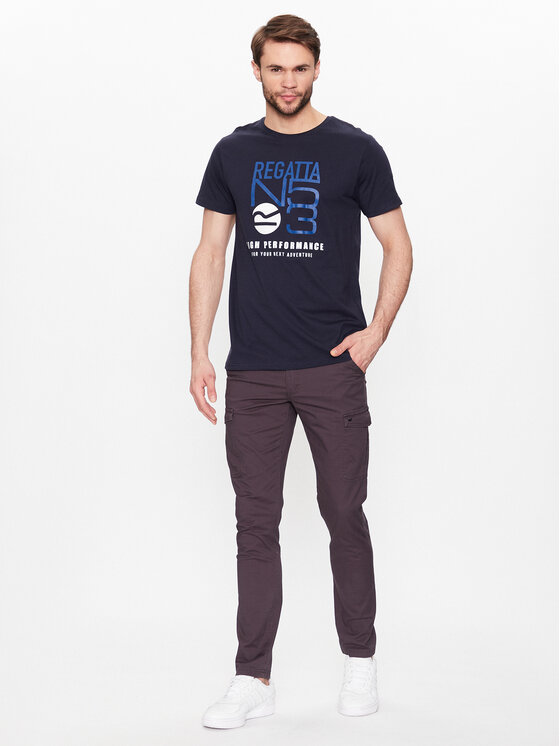 T-shirt Cline VII RMT263 Blu scuro Regular Fit