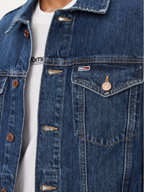 Tommy Jeans Tommy Jeans Traper jakna Ryan DM0DM18782 Tamnoplava Regular Fit