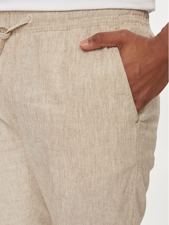 INDICODE INDICODE Stoffhose Vitaly 60-332 Beige Regular Fit