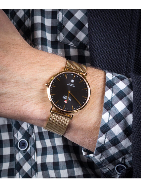 Le Temps Le Temps Zegarek LT1018.87BD01 Złoty