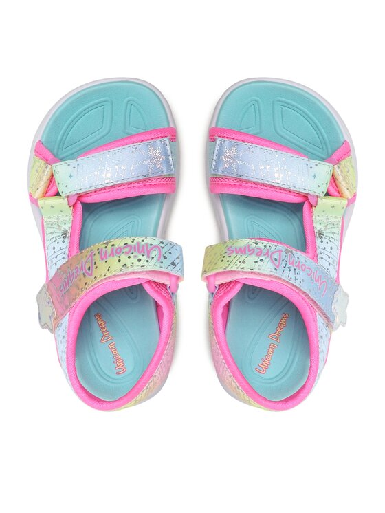 Skechers Skechers Босоніжки Majestic Bliss 302682L/PKMT Голубий