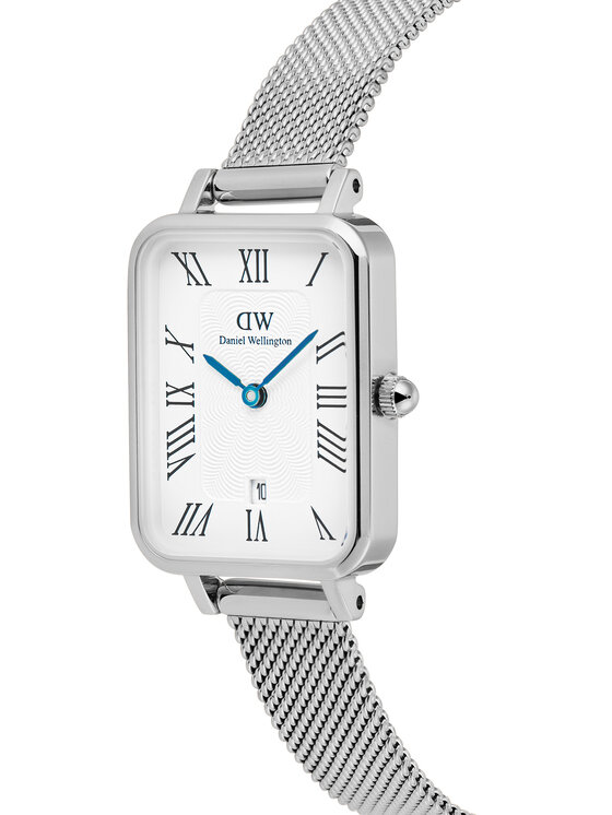Daniel Wellington Daniel Wellington Часовник Quadro Sterling Roman Numerals DW00100863 Сребрист