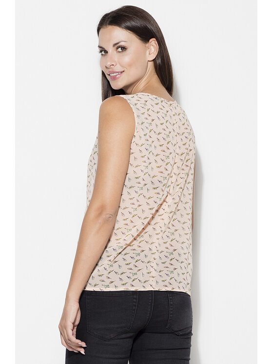 Lenitif Lenitif Blusa K139 Rosa Regular Fit