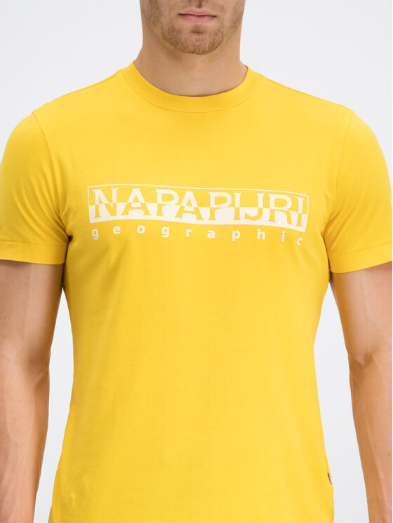 Napapijri Napapijri Marškinėliai Sevora N0YIJ9 Geltona Regular Fit