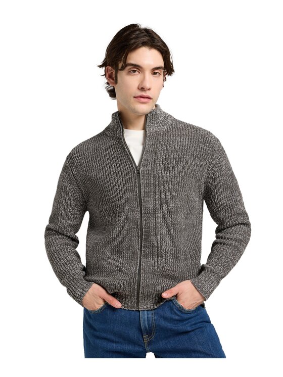 Lee Lee Sweter 112370540 Szary Regular Fit