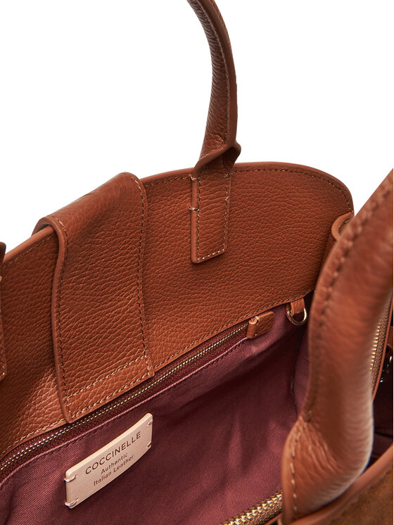 Coccinelle Coccinelle Дамска чанта TLB Coccinellesabine Suede Bi E1 TLB 18 04 01 Кафяв
