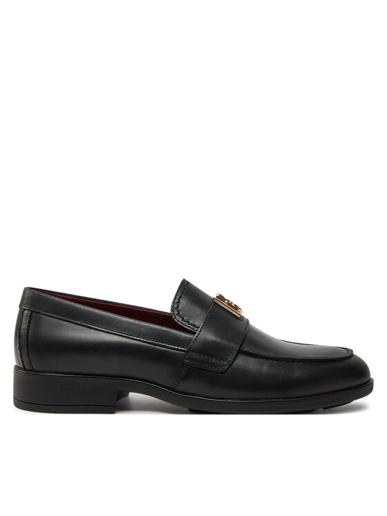 Tommy Hilfiger Tommy Hilfiger Lords Th Leather Classic Loafer FW0FW07961 Fekete