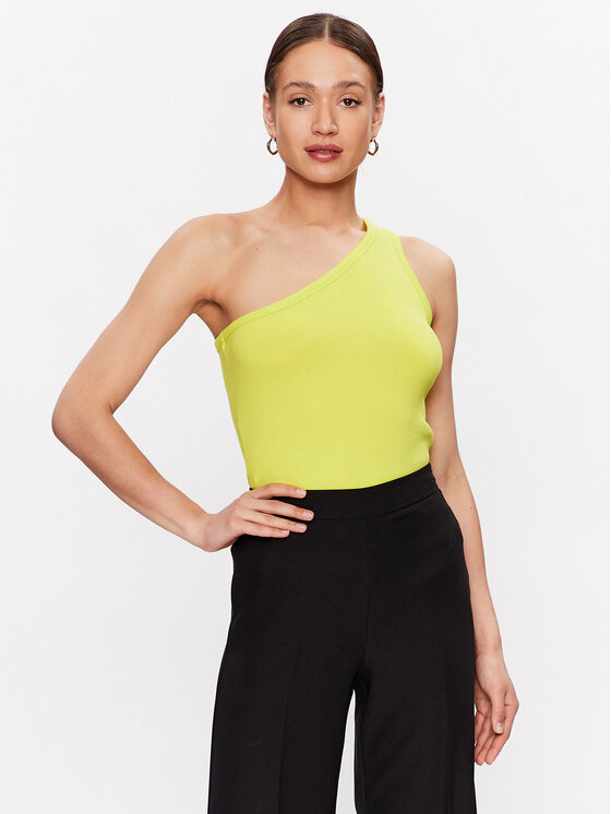 b.young b.young Top Sanana 20813300 Žuta Slim Fit