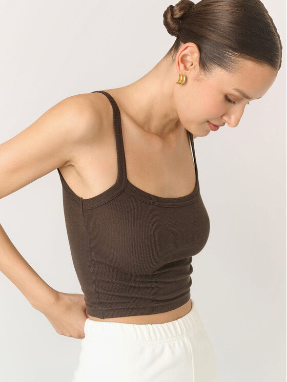 La Mania La Mania Podprsenkový top TESSA 3 Hnedá Classic Fit