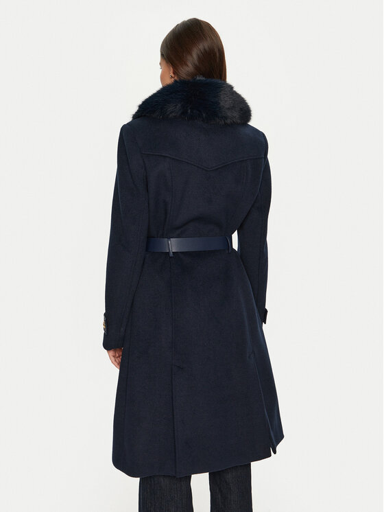 Guess Guess Зимно палто Amelia W4BL46 WGKI2 Тъмносин Regular Fit