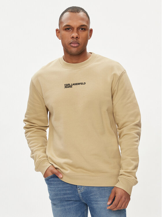 Karl Lagerfeld Jeans Karl Lagerfeld Jeans Sweatshirt 241D1807 Beige Regular Fit