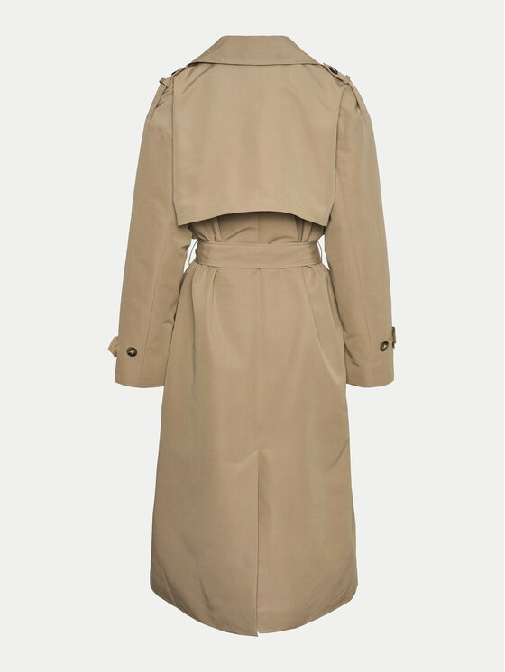 Vero Moda Vero Moda Trencz Chloe 10300263 Beżowy Regular Fit