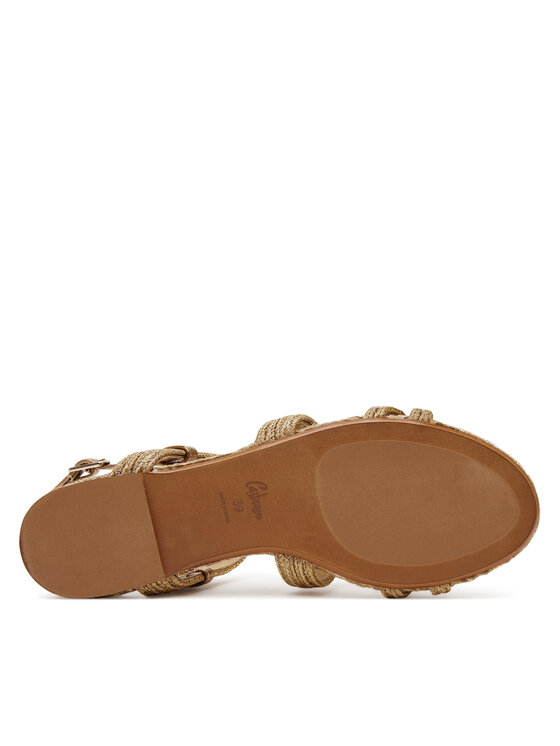 Castañer Castañer Espadryle Pitra/266 025585 Złoty