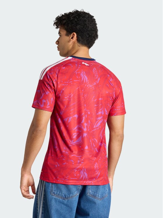 adidas adidas Koszulka techniczna Costa Rica Czerwony Slim Fit