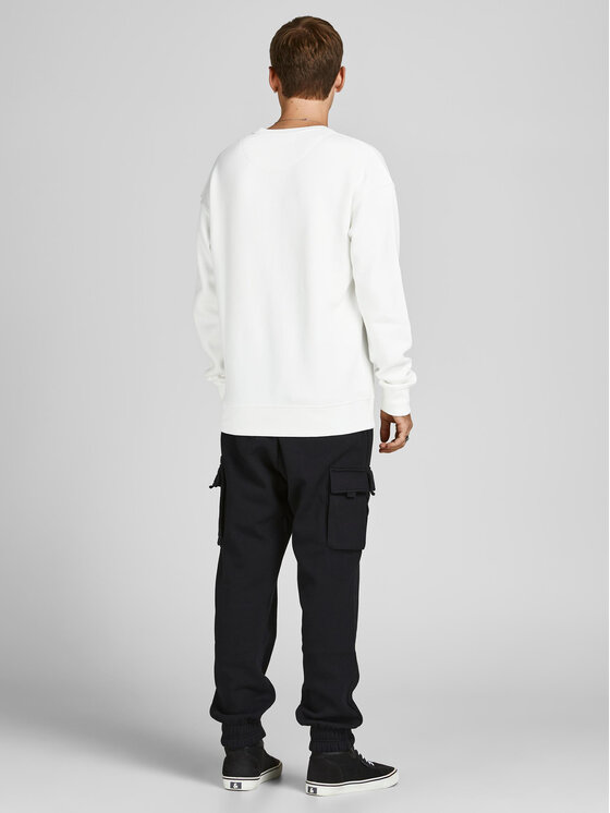 Jack&Jones Jack&Jones Majica dugih rukava Star 12208182 Bijela Relaxed Fit