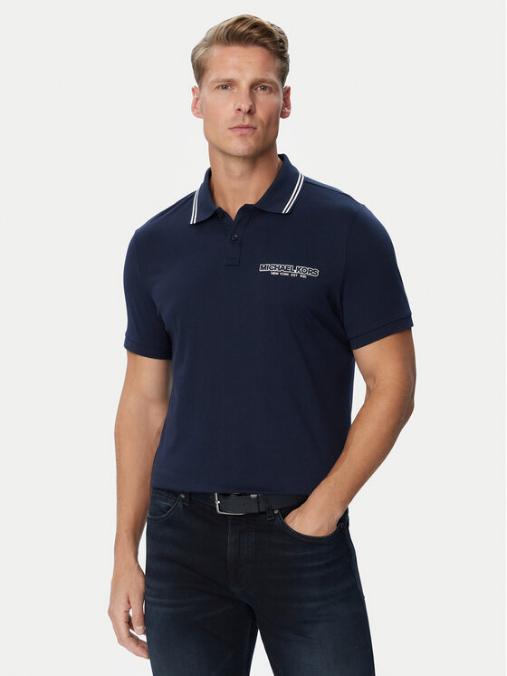 MICHAEL Michael Kors MICHAEL Michael Kors Polo CF6536S19P Blu scuro Regular Fit