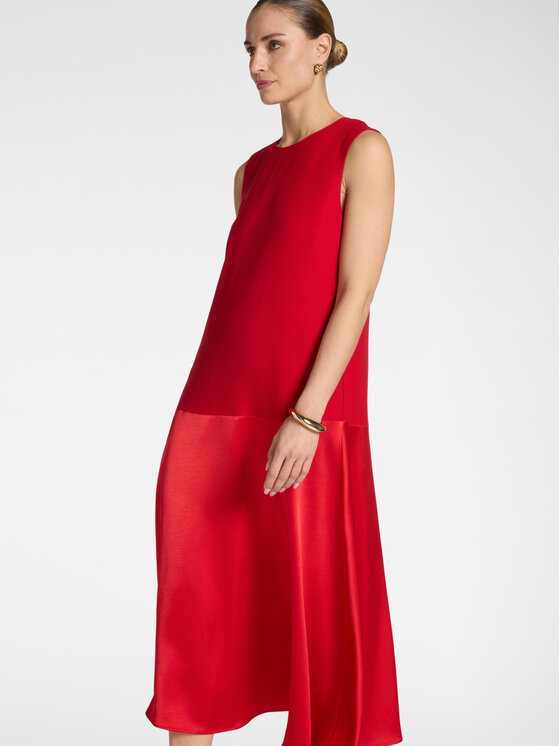 Elena Mirò Elena Mirò Abito da cocktail 7069P000278N016 Rosso A-Line Fit