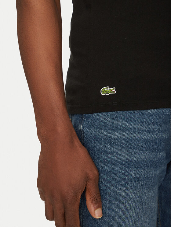 Lacoste Lacoste Σετ t-shirts TH9007 Μαύρο Slim Fit