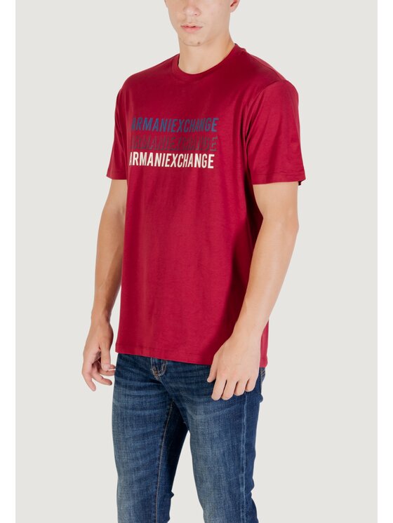 Armani Exchange Armani Exchange T-shirt XM001444 AF10358 Bordeaux Casual Fit