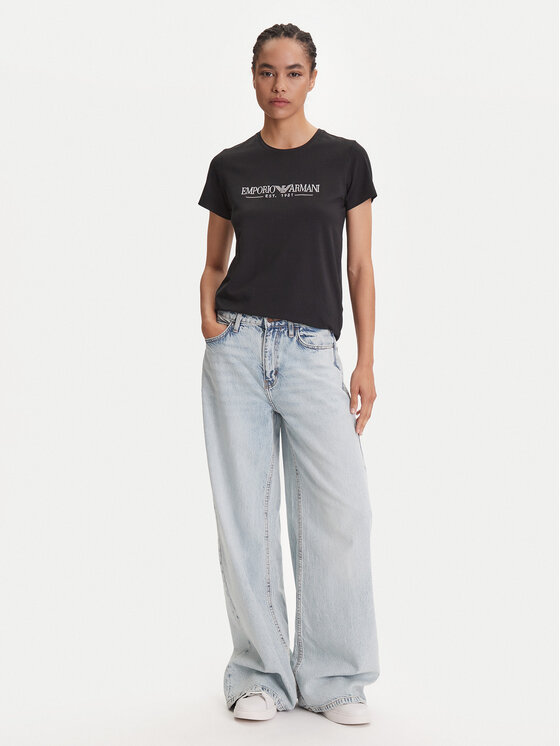 Emporio Armani Underwear Emporio Armani Underwear T-krekls EW000408 AF10881 UC001 Melns Regular Fit