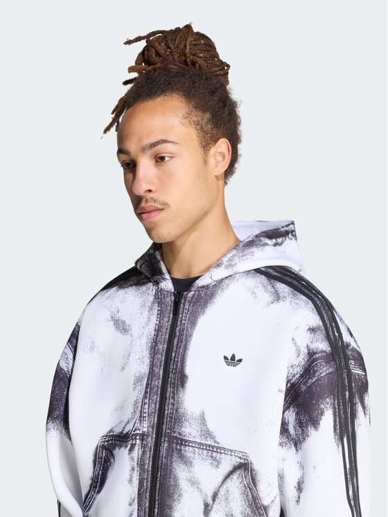 adidas adidas Bluza 171038 Biały Loose Fit