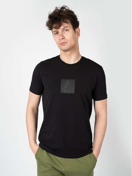 Iceberg Iceberg T-Shirt F020639A Černá Regular Fit