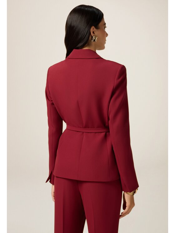 Oltre Oltre Giacca di transizione Q790R104576N036 Bordeaux Regular Fit