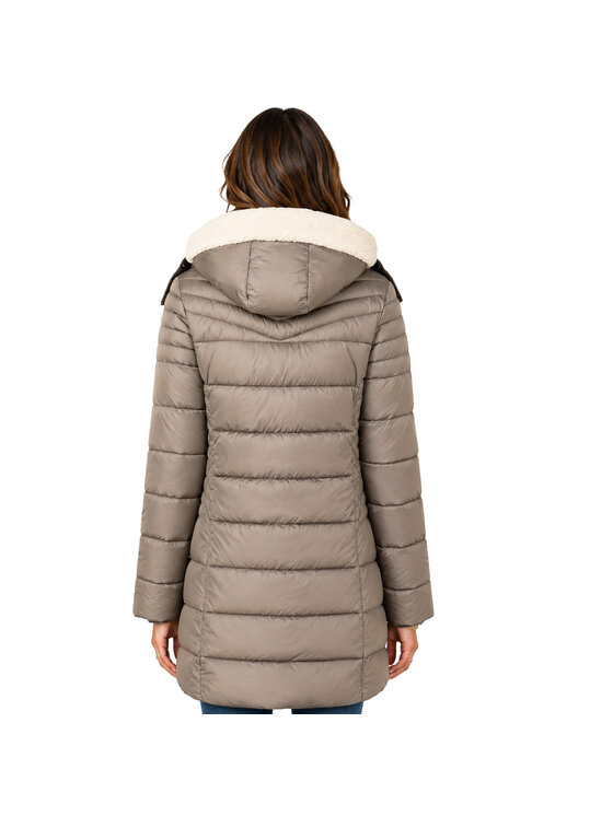 Geographical Norway Geographical Norway Parka WZ5514F/GN-TAUPE Brązowy Reglan Fit