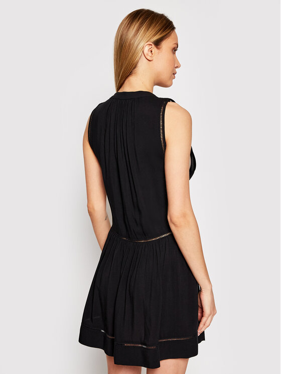 Seafolly Seafolly Vasarinė suknelė Ladder Detail 52931-DR Juoda Relaxed Fit