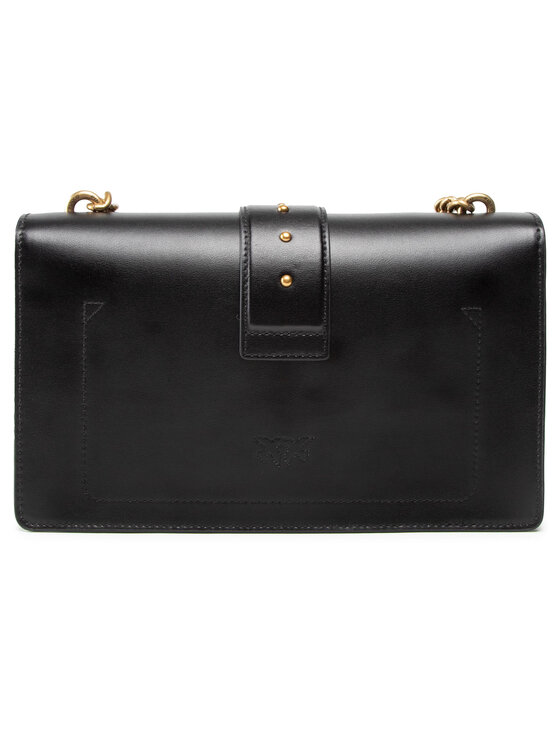 PINKO Pinko Kabelka Love Classic Icon Simply 6 Cl PE 21 PLTT 1P2281 Y6XT Čierna