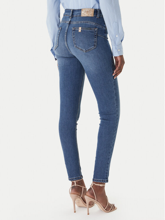 Liu Jo Liu Jo Džínsy UA6013 D0318 Tmavomodrá Slim Fit