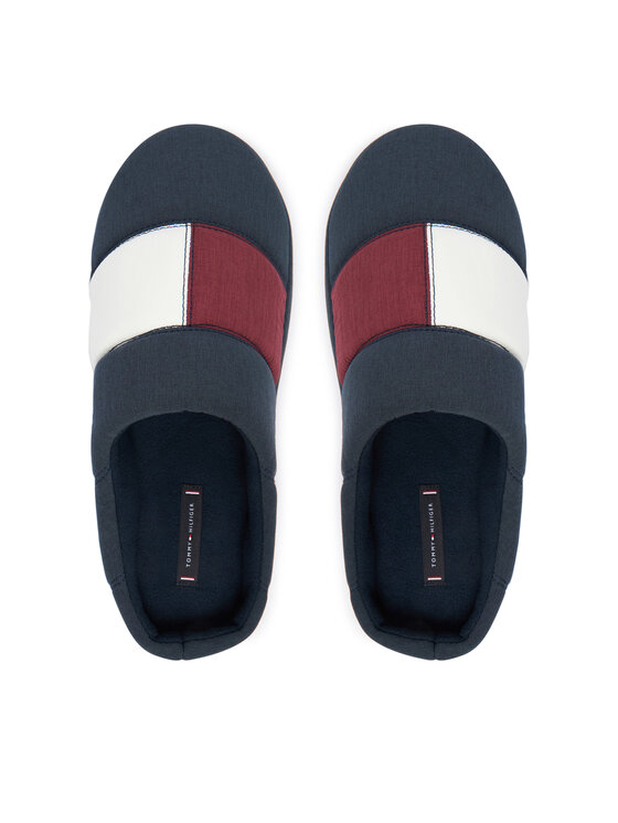 Tommy Hilfiger Tommy Hilfiger Bačkory Flag House FM0FM05613 Tmavomodrá