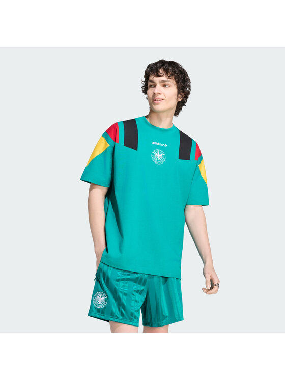 adidas adidas Koszulka techniczna 169118 Zielony Loose Fit