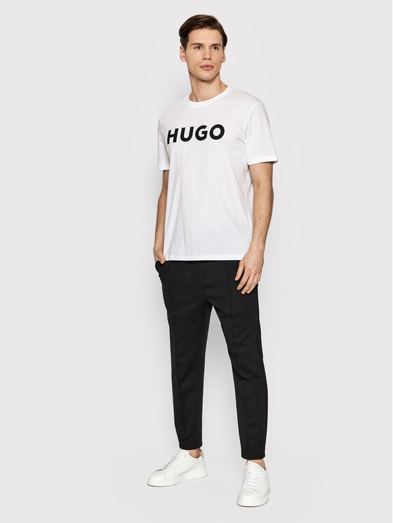 HUGO Hugo Футболка Dulivio 50467556 Білий Regular Fit