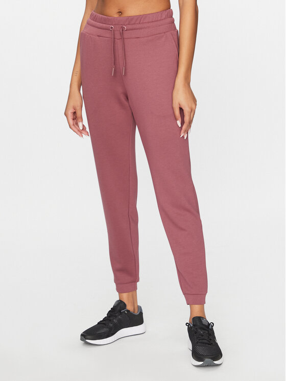 4F Spodnji del trenirke 4FAW23TTROF507 Bordo rdeča Regular Fit