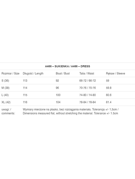 Awama Awama Sukienka codzienna A466 Brązowy Basic Fit