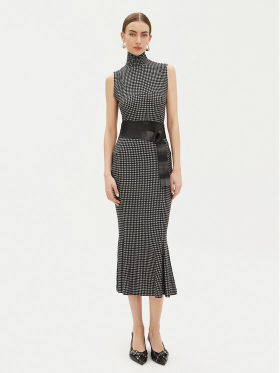 NORMA KAMALI NORMA KAMALI Vsakodnevna obleka KK3243PLA63665 Siva Slim Fit
