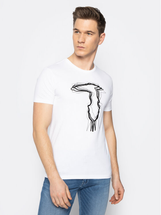 Trussardi Trussardi T-shirt 52T00326 Blanc Regular Fit