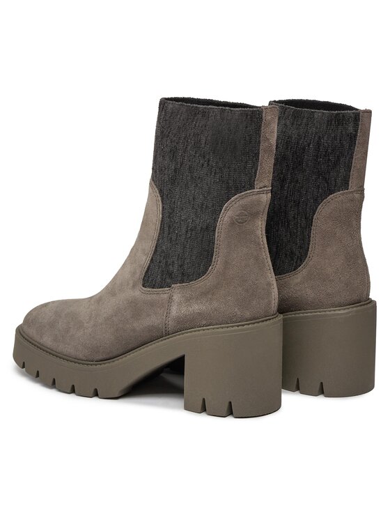 Tamaris Tamaris Kotníková obuv s elastickým prvkem 1-25851-41 Šedá