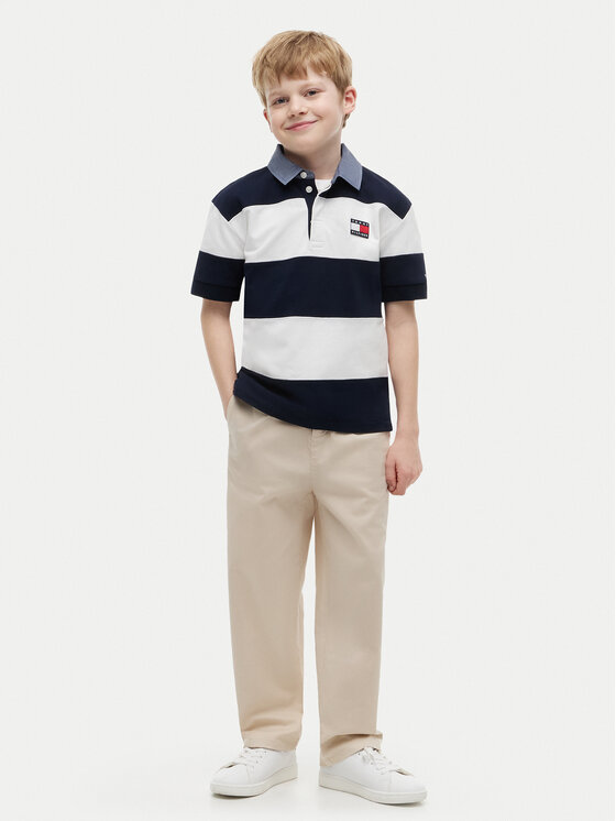 Tommy Hilfiger Tommy Hilfiger Polo majica KB0KB10473 Mornarsko modra Regular Fit