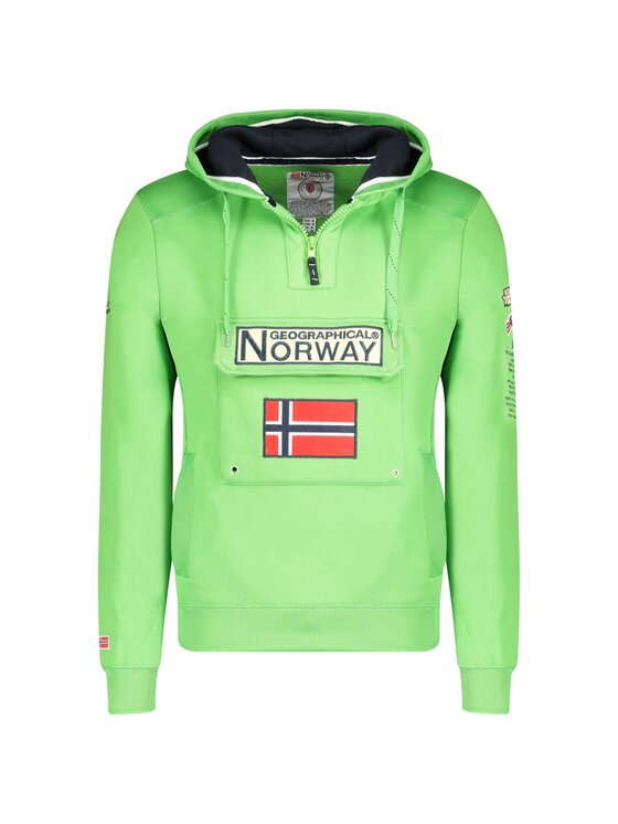 Geographical Norway Geographical Norway Bluza WW4181H/GN-Flashy green Zielony Regular Fit