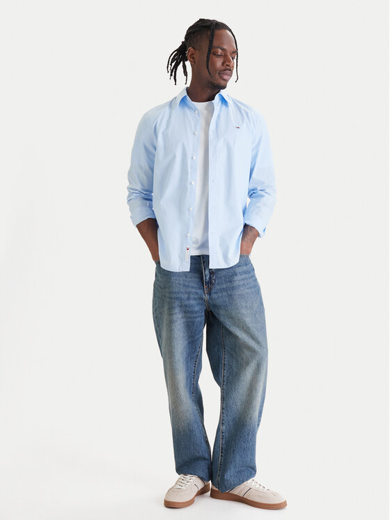 Tommy Jeans Tommy Jeans Риза DM0DM22026 Светлосиньо Regular Fit